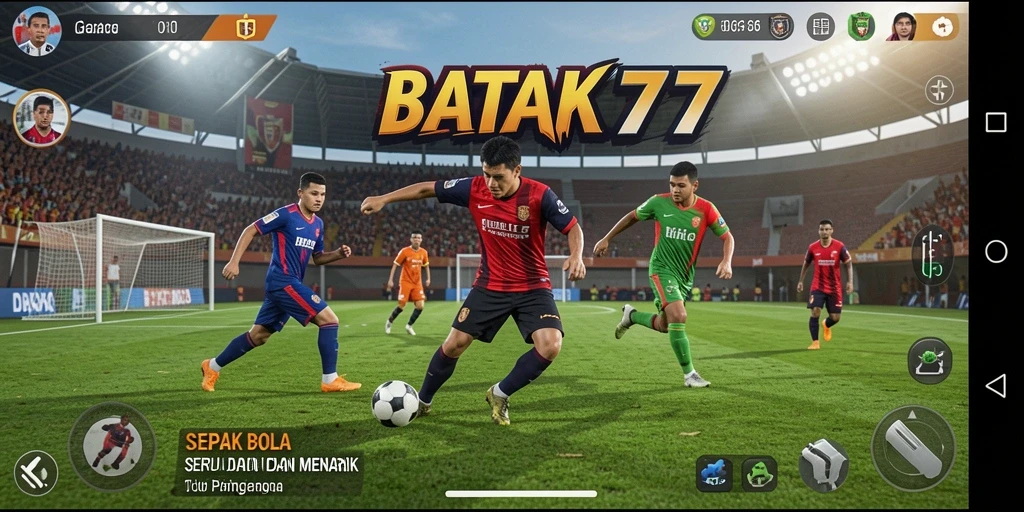 Tampilan gameplay BATIK77 yang mendebarkan dan realistis dalam sepak bola.