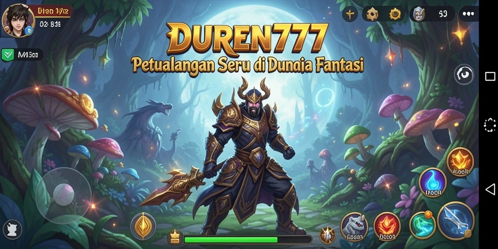Tangkapan layar DUREN777 menampilkan gameplay yang mendebarkan dalam petualangan seru.