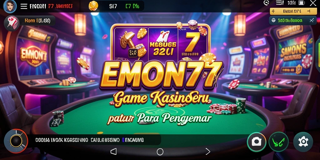 Screenshot gameplay <strong>EMON77</strong> menampilkan suasana kasino yang menarik dan menghibur.