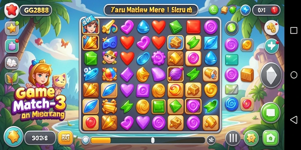 Tampilan gameplay GG288 yang penuh warna dan menarik.