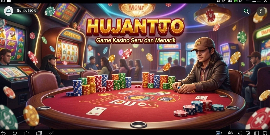Tampilan menarik dari permainan Kasino di HUJANTOTO.
