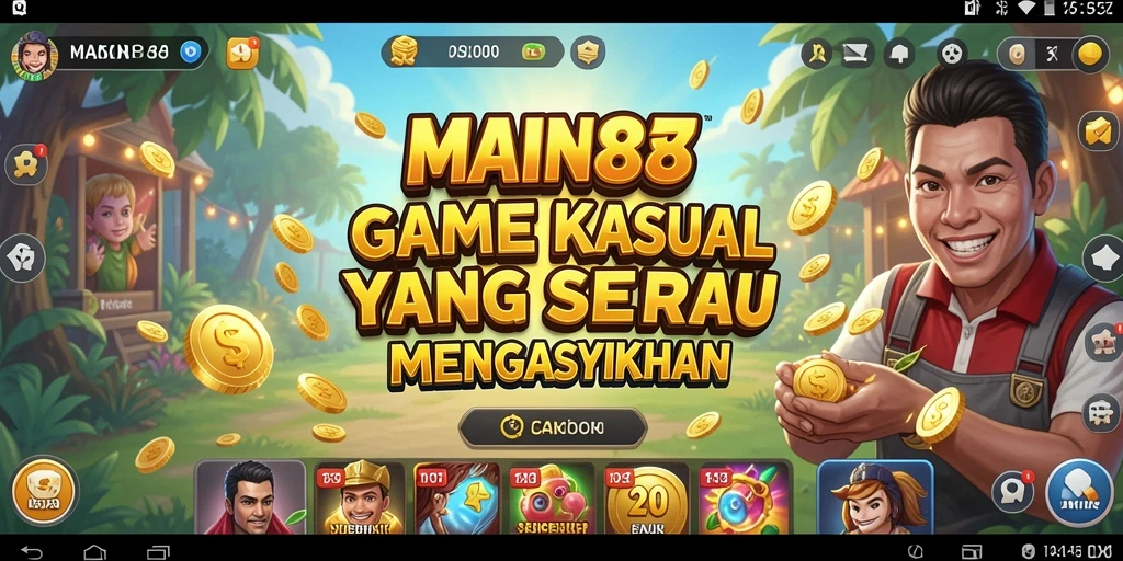 Screenshot gameplay yang menggambarkan keseruan bermain MAIN88.