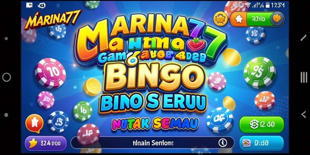 Tampilan gameplay Bingo MARINA77 yang menarik dan interaktif.