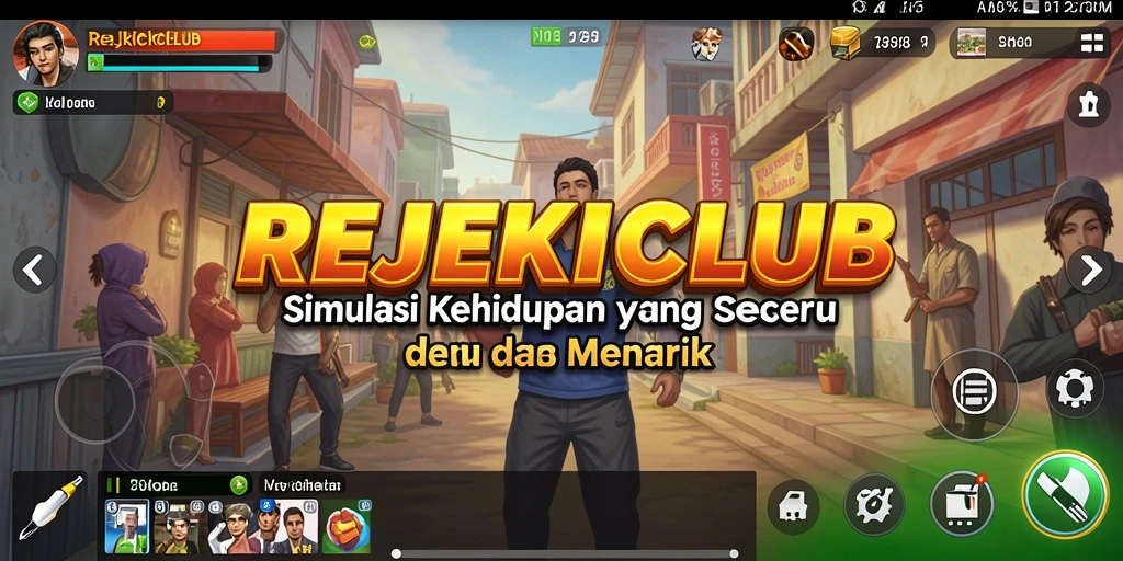 Tampilan gameplay menarik dari REJEKICLUB.