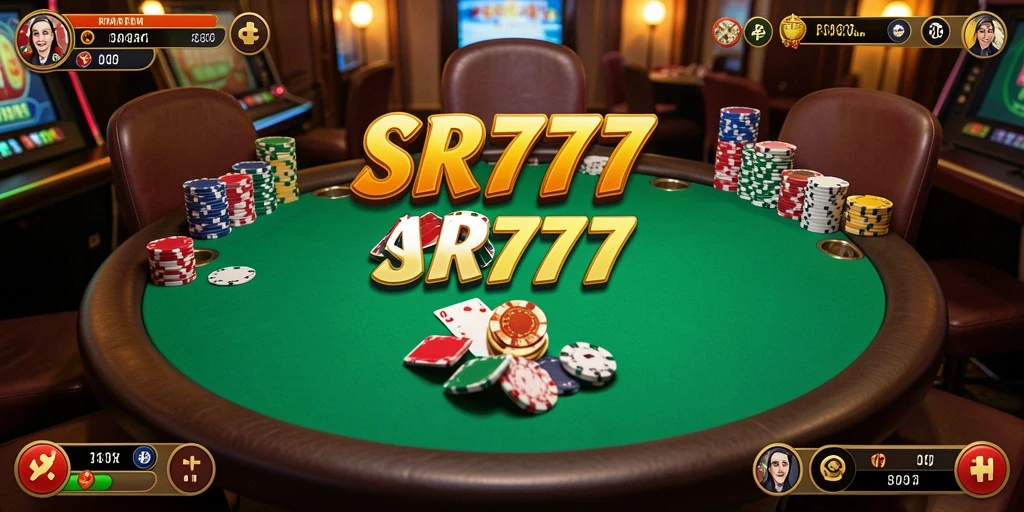 Gameplay mendebarkan di SR777 saat bermain Poker.