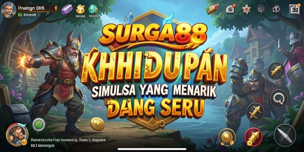 Tampilan gameplay SURGA88 menampilkan interaksi karakter yang dinamis.